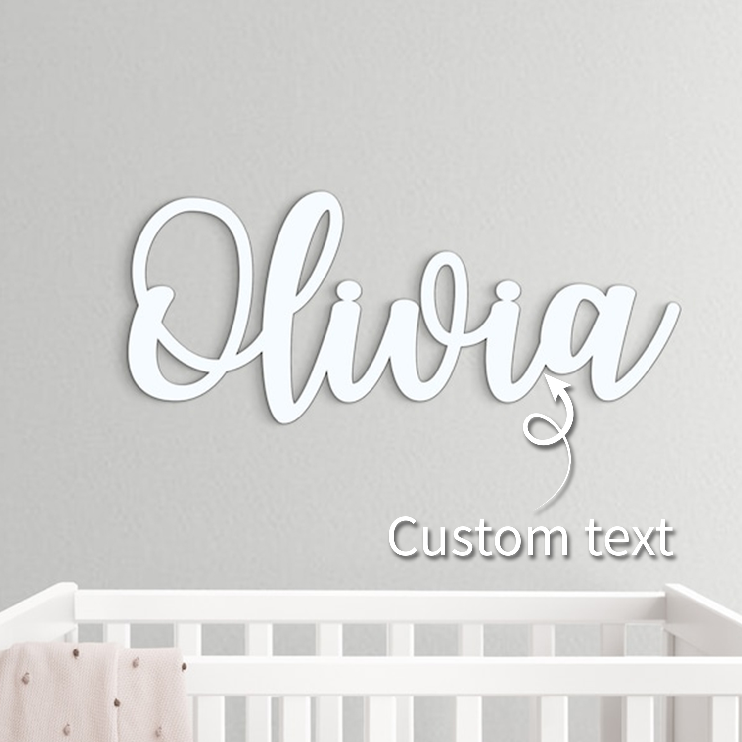 Home Decor Com - 1pc Custom Wooden Name Sign,Customized Gifts,Decorative