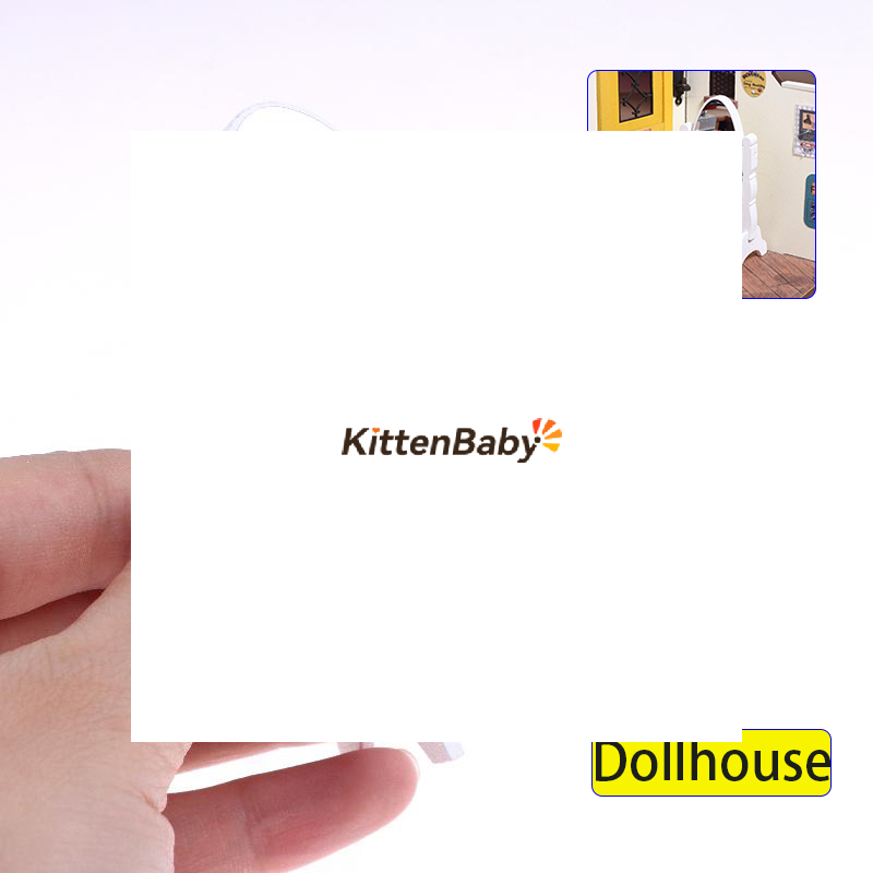 Home Decor Mirror - 1/12 Dollhouse Simulation Mini Dressing Mirror
