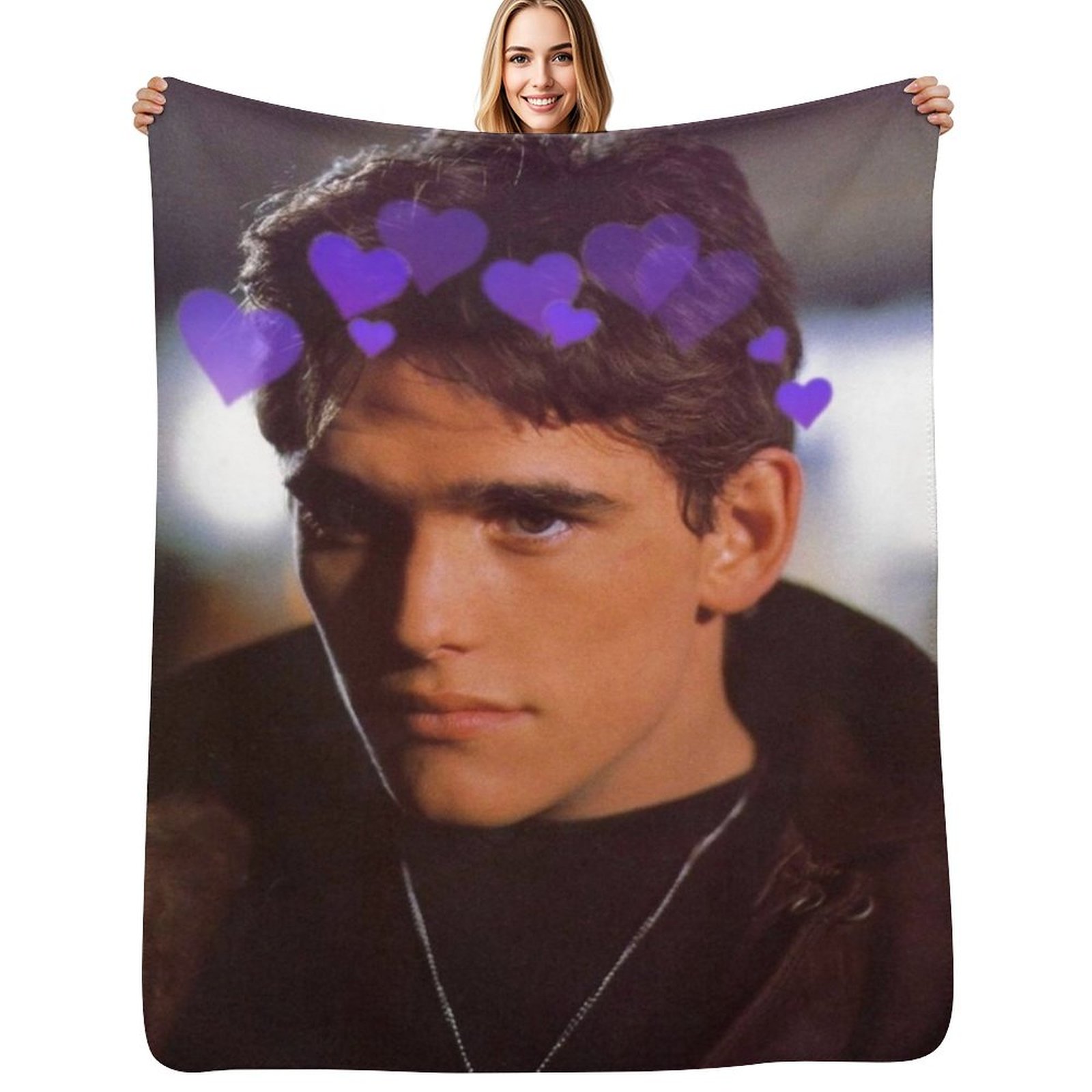 Home Decor Dallas - Dallas winston hearts Throw Blanket Stylish