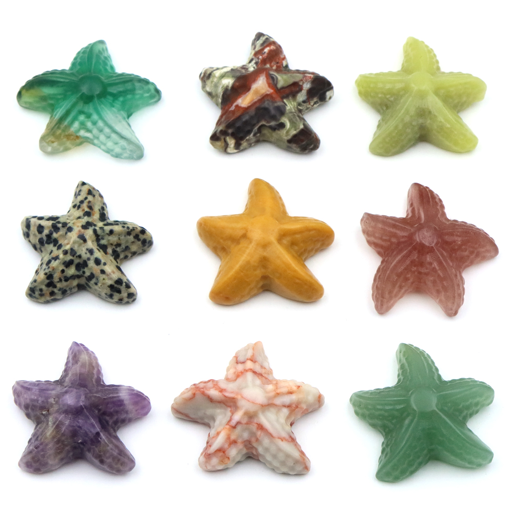 Home Decor Mod - 35mm Starfish Shape Statue Marine Animal