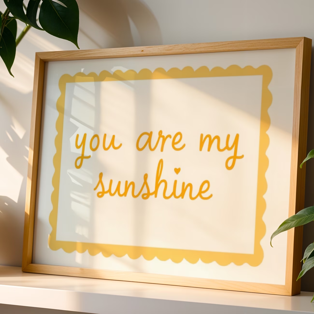 Home Decor Mod - Modern You Are My Sunshine Quote
