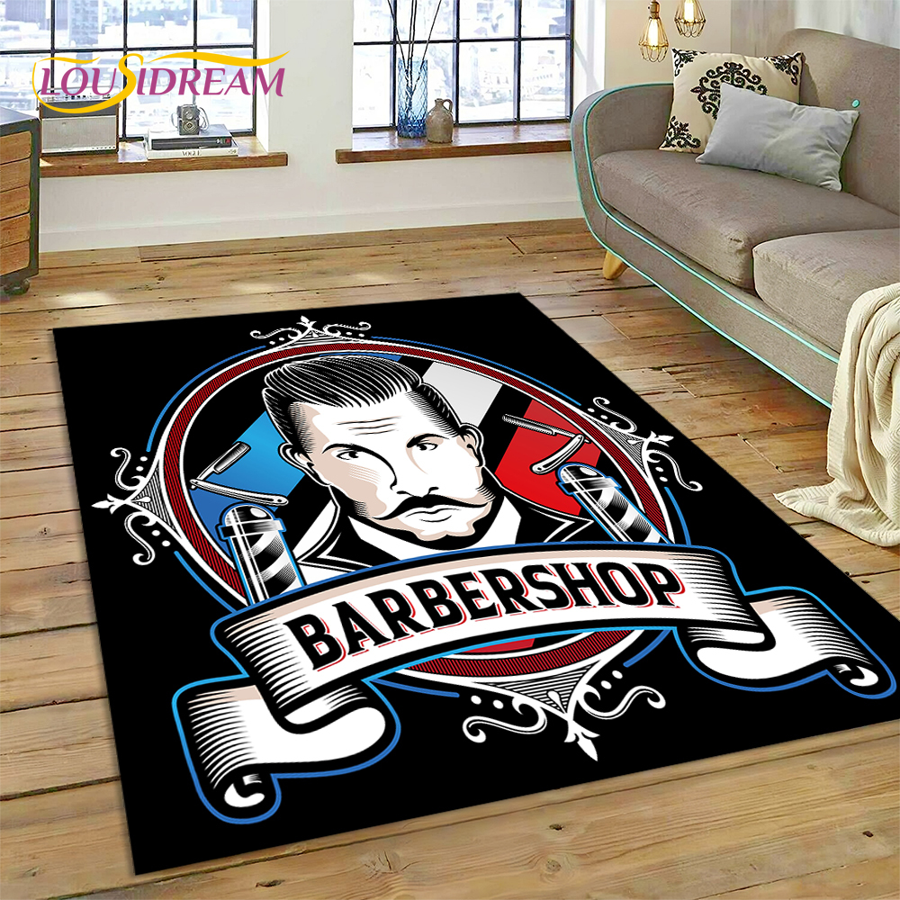 Home Decor Online Shopping - Fashion Barber Shop Logo Skull Vintage