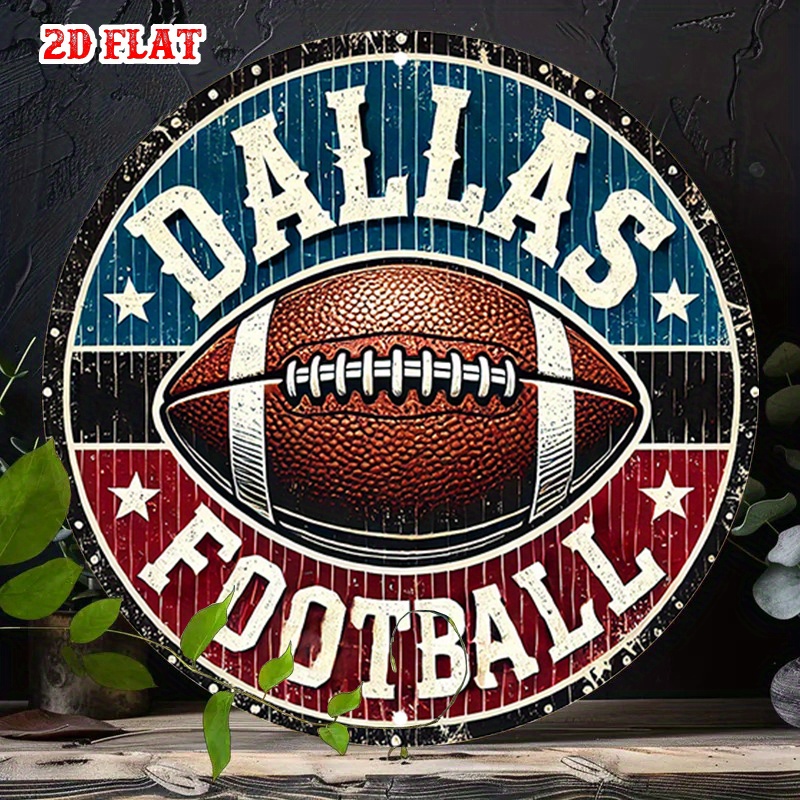 2D Flat, 1pc Dallas Football R - مراجعة Home Decor Dallas وسعره