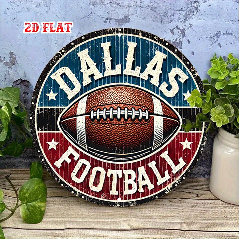 2D Flat, 1pc Dallas Football R - مراجعة Home Decor Dallas وسعره