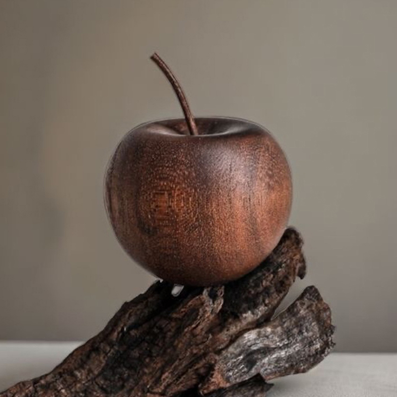 1PCS Of Wooden Apple Shaped Es - مراجعة Home Decor Essentials وسعره