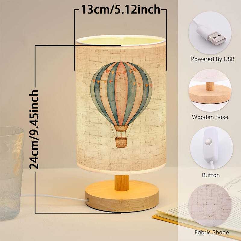 Hot Air Balloon Printed Minima - مراجعة Home Decor Room وسعره