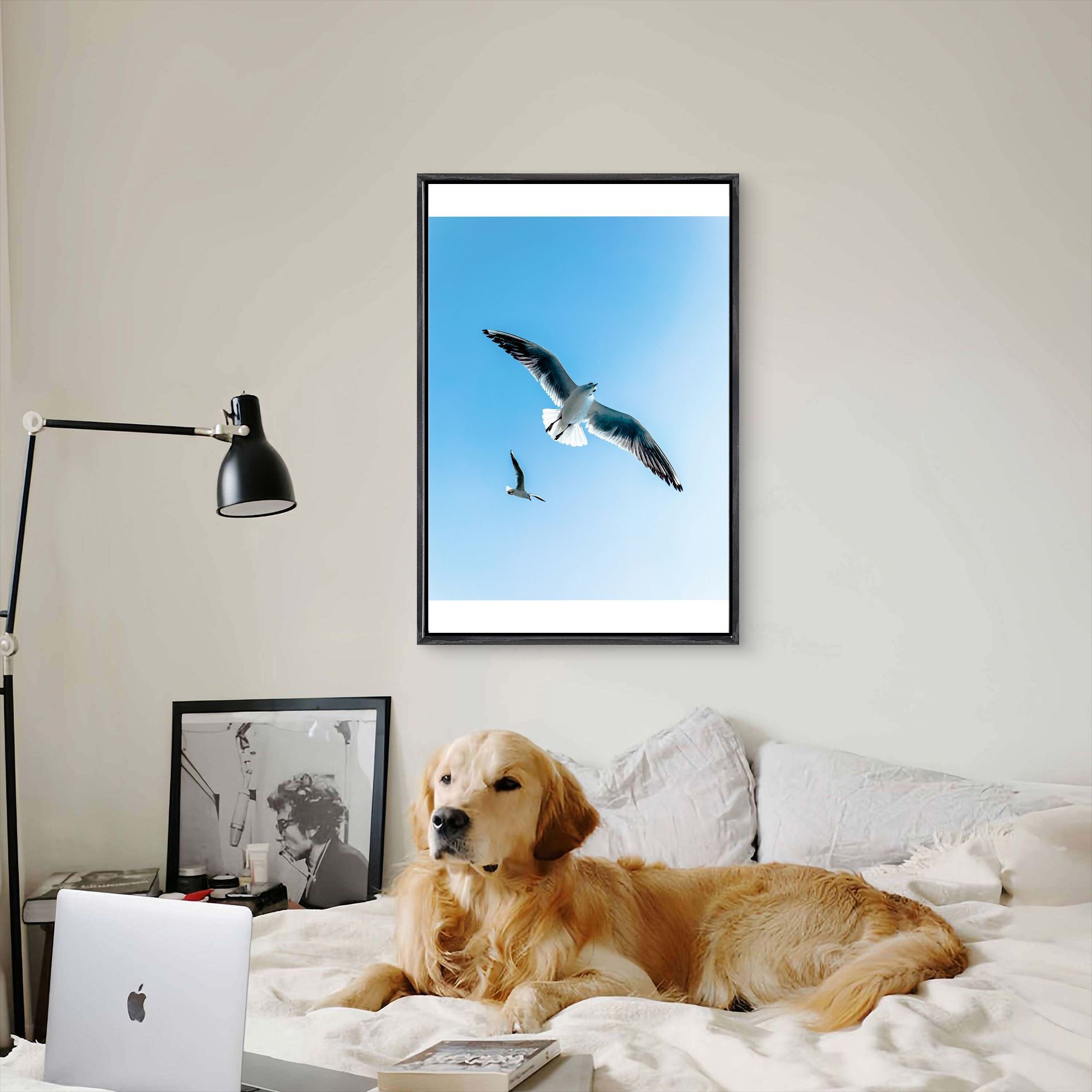 Seagull Canvas Framed Wall Art - مراجعة Home Decor Mirror وسعره