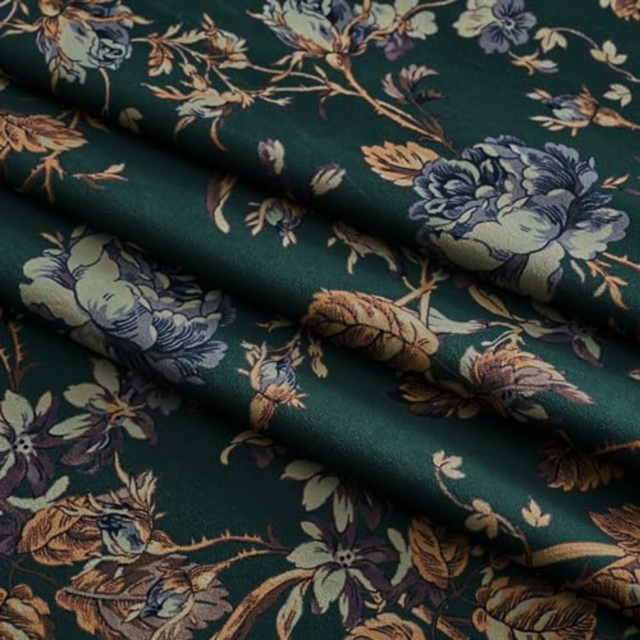 Velvet Curtains Print Curtains - مراجعة Home Decor Curtains وسعره
