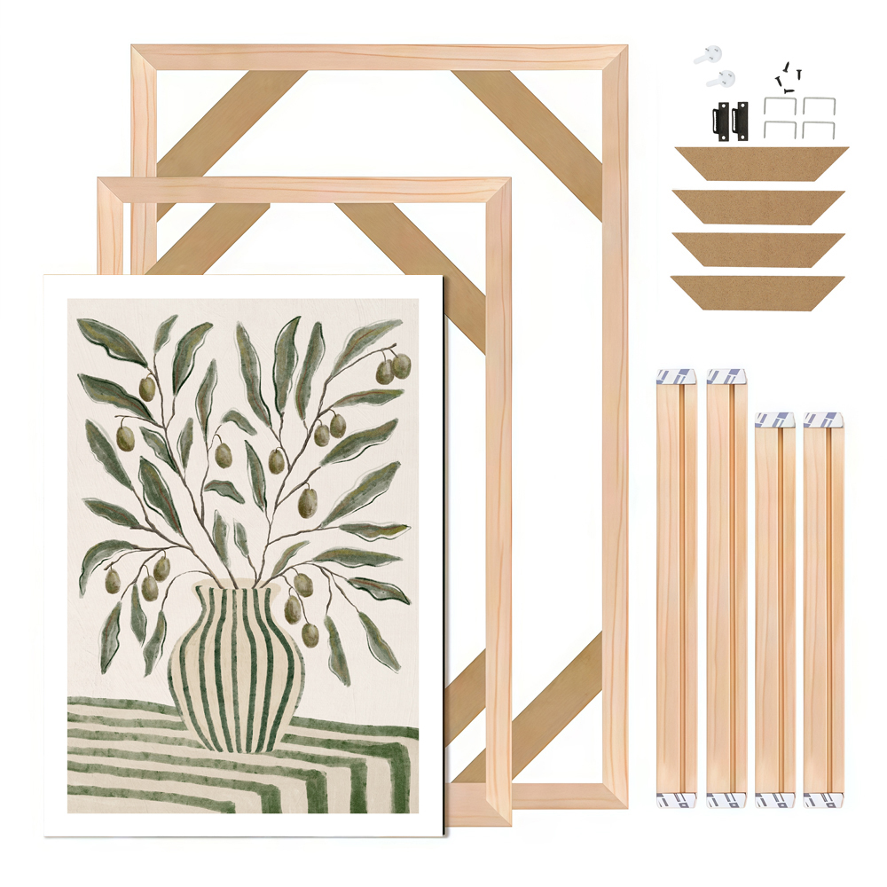 Nordic Olive Branch Canvas Pri - مراجعة Home Decor Green وسعره