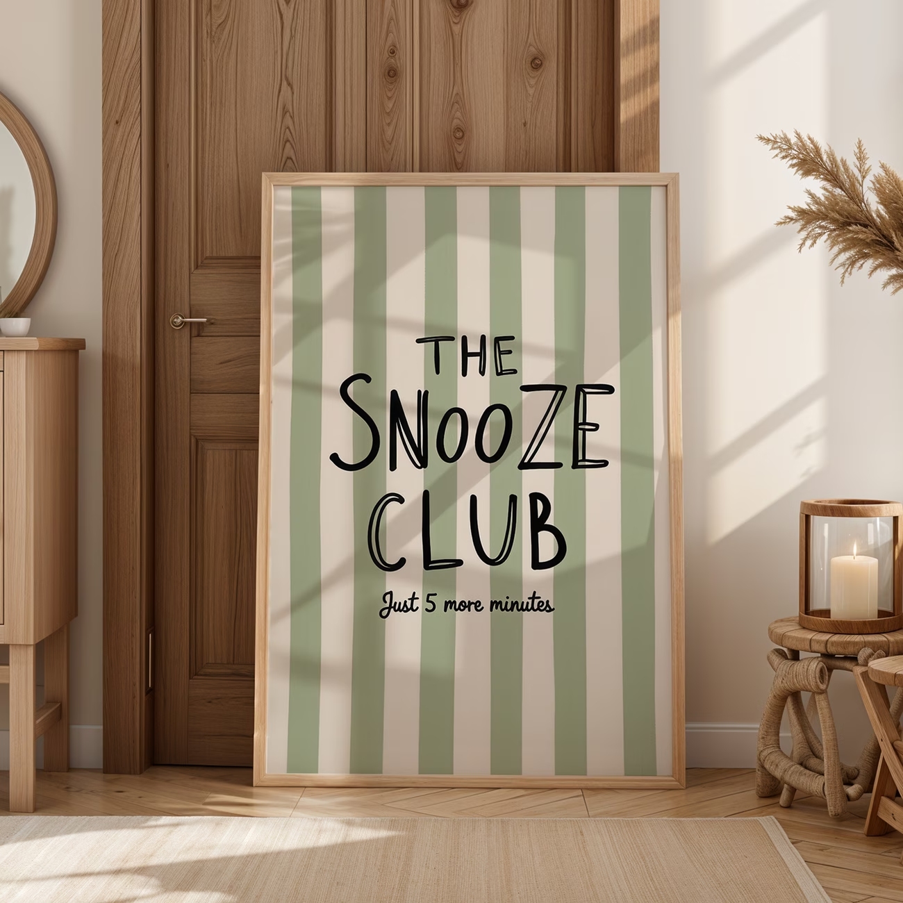 Modern,Retro Sleep Phrases Min - مراجعة Home Decor Green وسعره