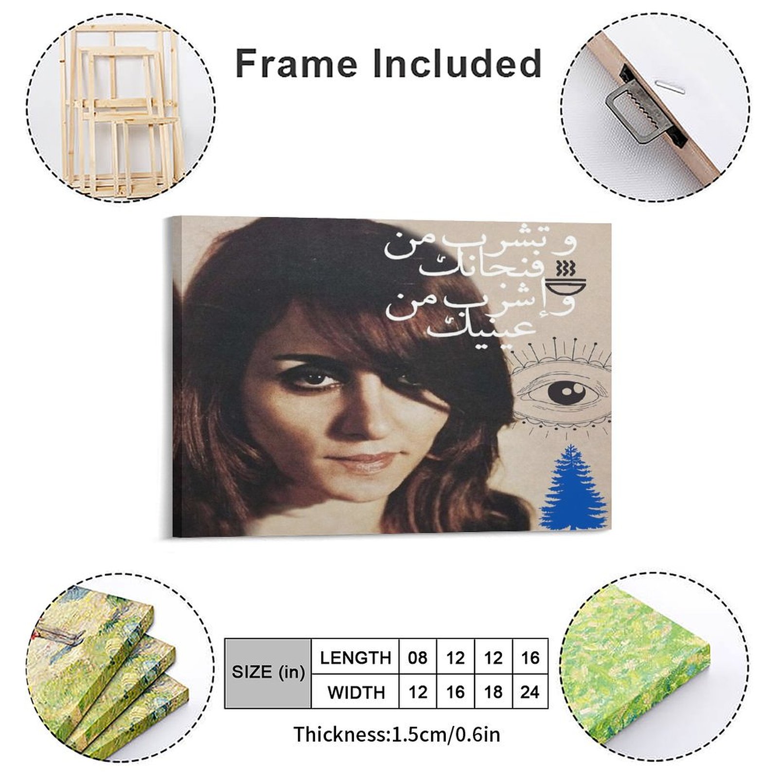 Fayrouz Canvas Paintings Plaqu - مراجعة Home Decor Mirror وسعره