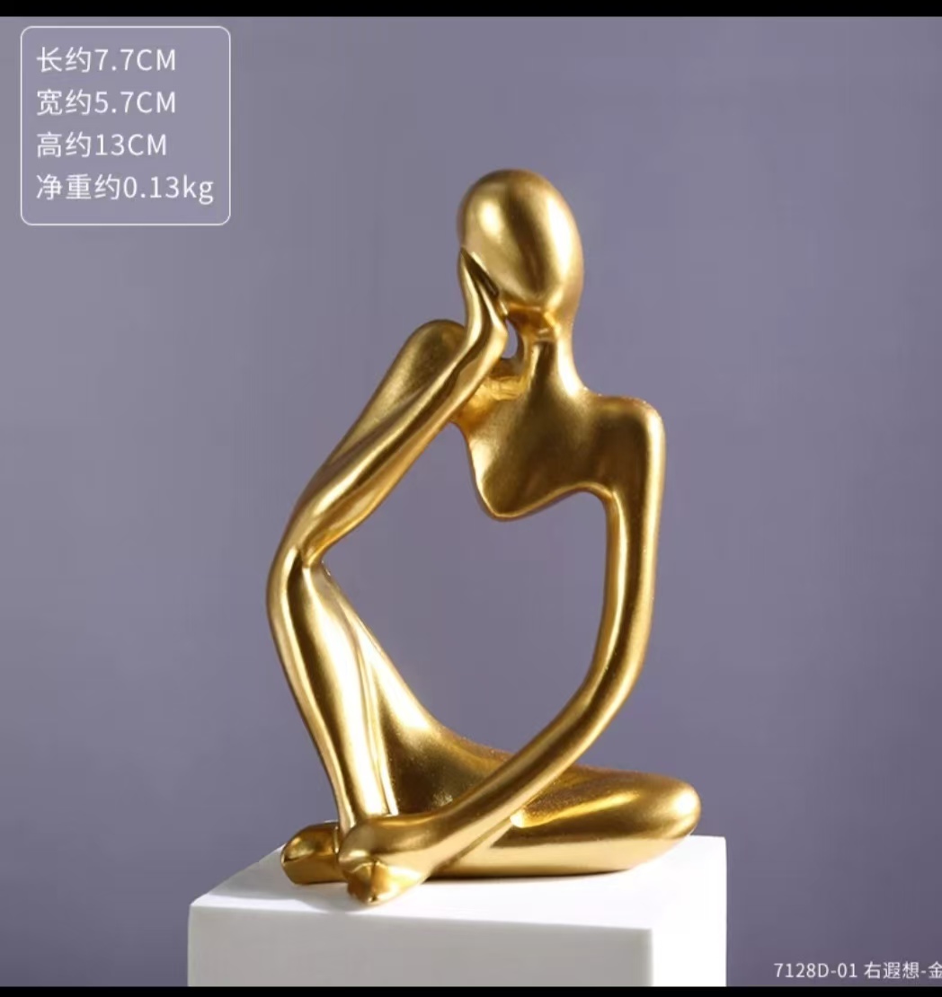 hese minimalist abstract think - مراجعة Abstract Sculpture Resin وسعره