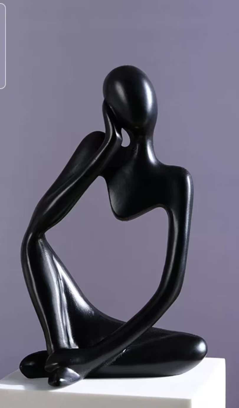 hese minimalist abstract think - مراجعة Abstract Sculpture Resin وسعره