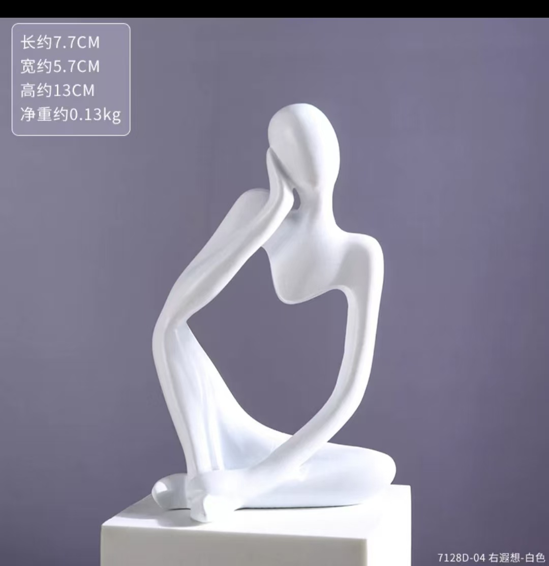 hese minimalist abstract think - مراجعة Abstract Sculpture Resin وسعره