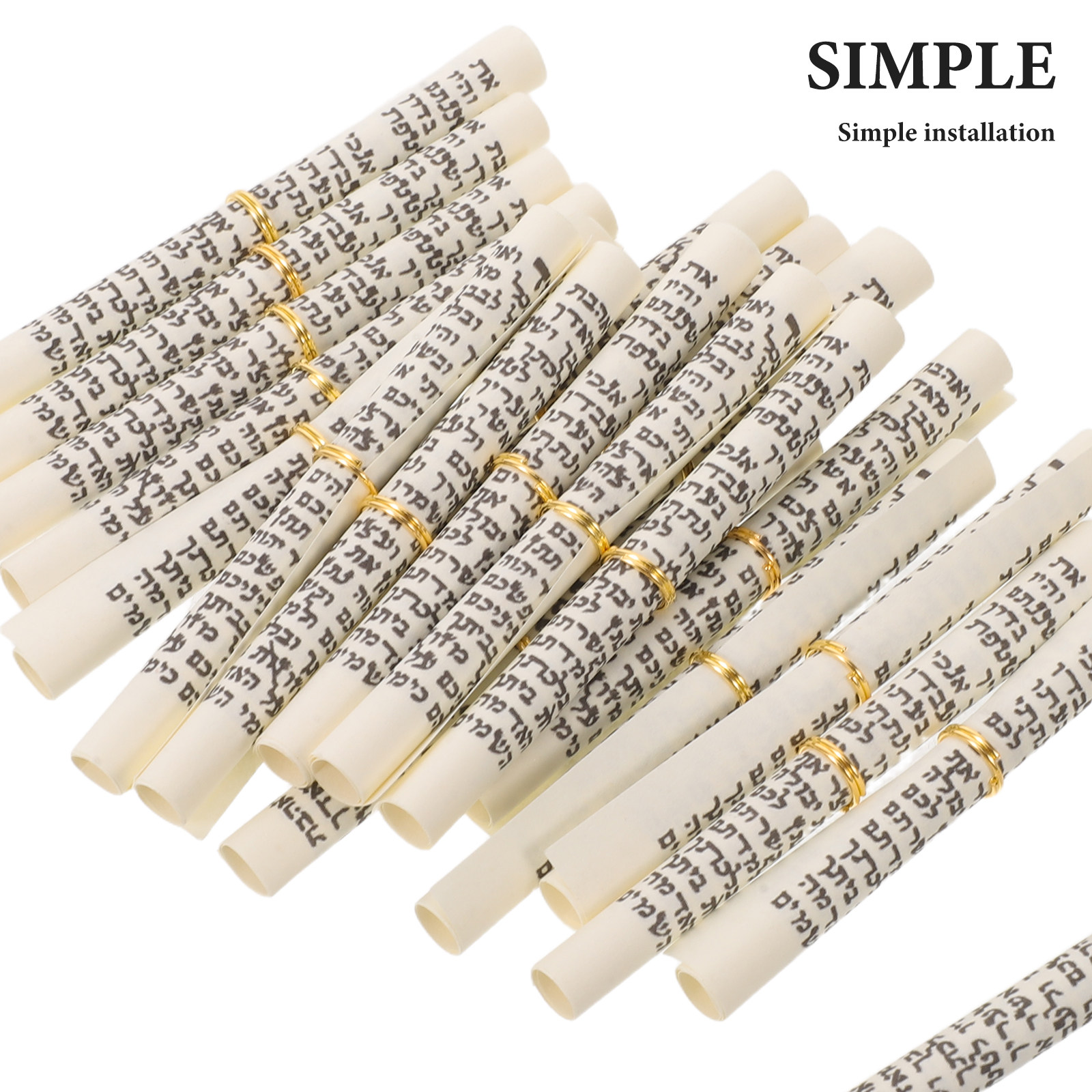 15Pcs Kosher Mezuzah Paper Scr - مراجعة Home Decor Wallpaper وسعره