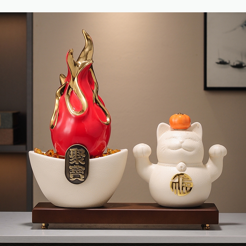 Gilded Pitaya Ceramic Landscap - مراجعة Home Decor Modern Organic وسعره