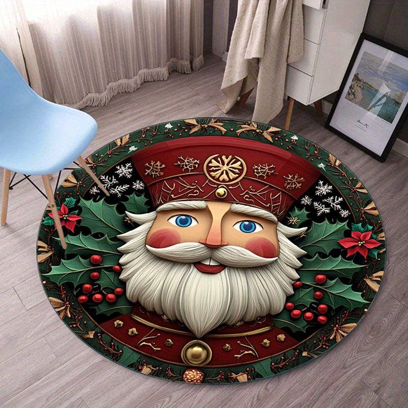 Christmas Santa Claus Face Rou - مراجعة Home Xmas Decor Ideas وسعره