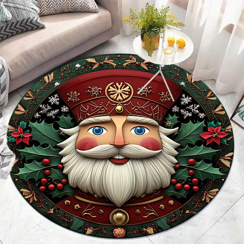 Christmas Santa Claus Face Rou - مراجعة Home Xmas Decor Ideas وسعره