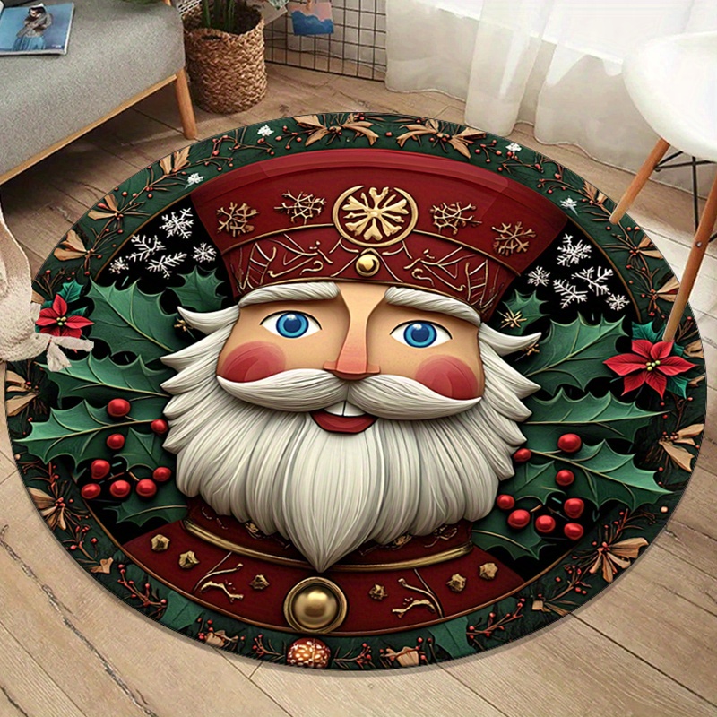 Christmas Santa Claus Face Rou - مراجعة Home Xmas Decor Ideas وسعره