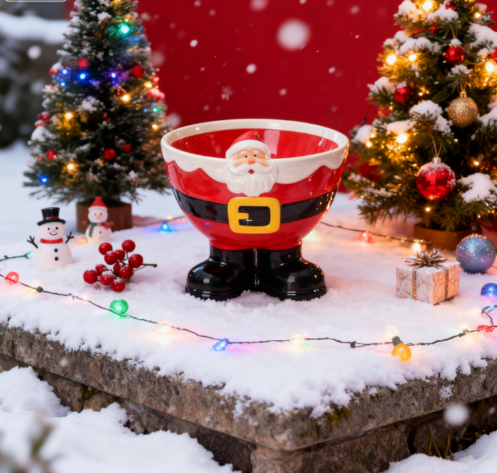 Christmas Santa Claus Ceramic  - مراجعة Home Xmas Decor Ideas وسعره
