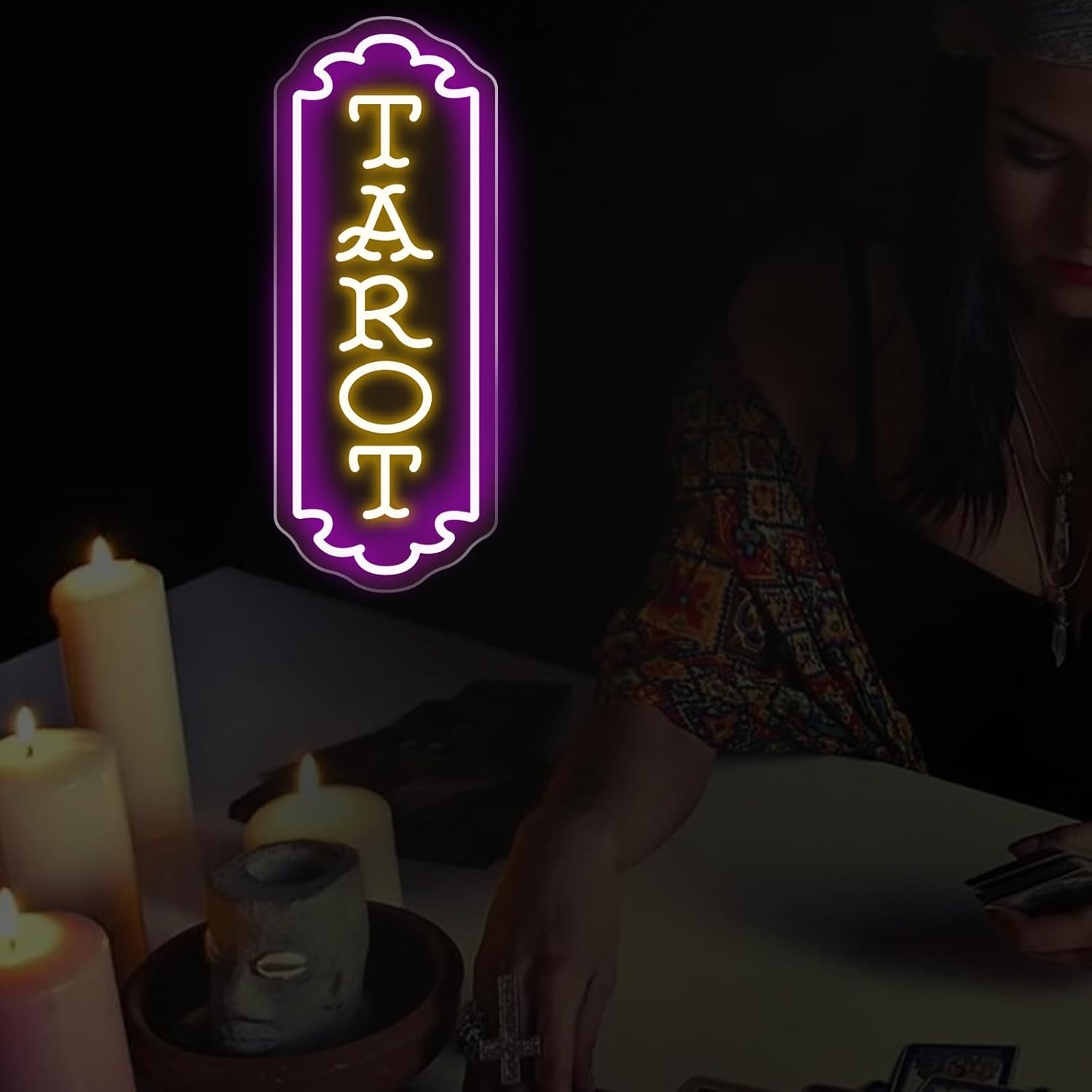 Tarot Neon Sign USB Powered My - مراجعة Home Decor Com وسعره