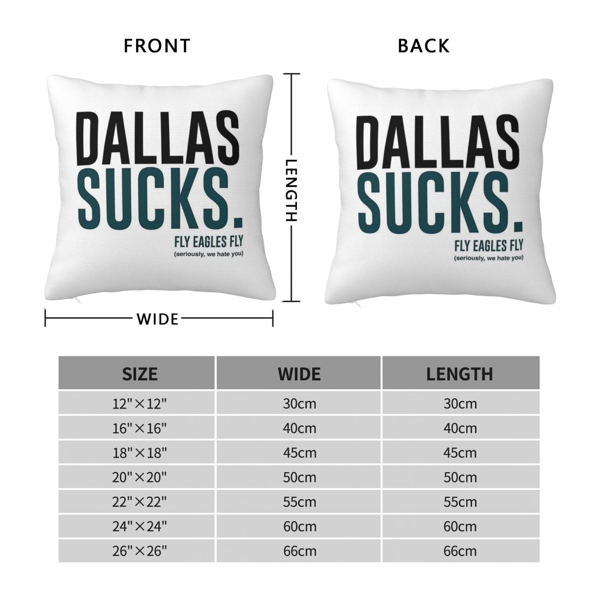 Dallas Sucks Fly Eagles Fly Sq - مراجعة Home Decor Dallas وسعره