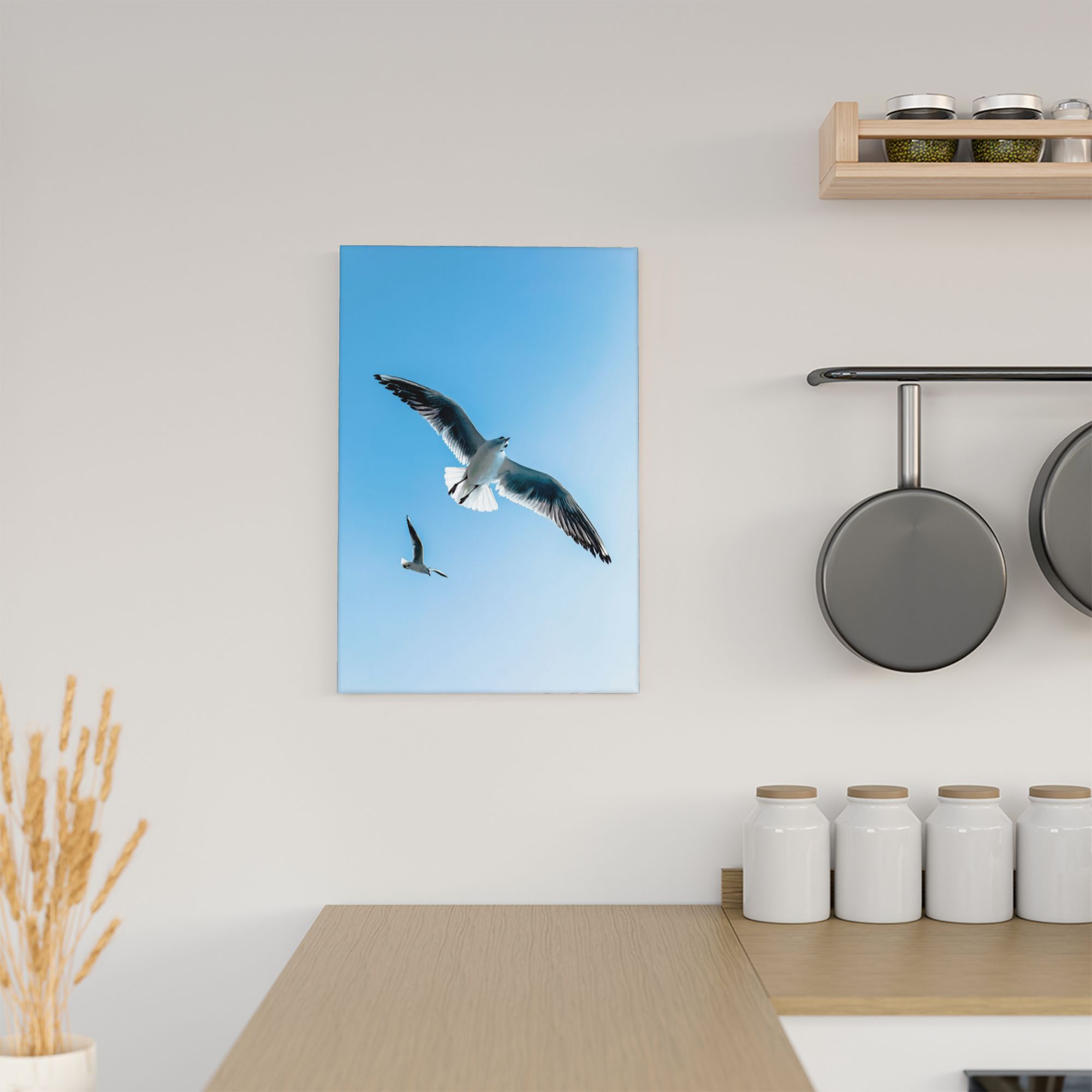 Seagull Canvas Framed Wall Art - مراجعة Home Decor Mirror وسعره