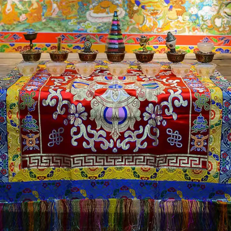 Handmade Embroidery Tablecloth - مراجعة Home Decor Curtains وسعره