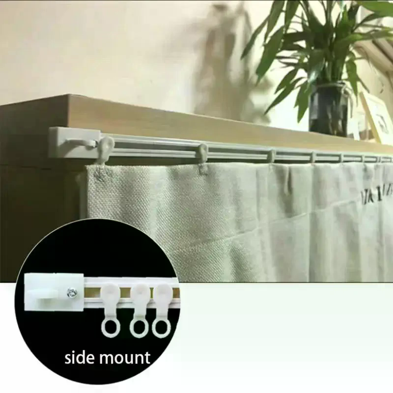 Self Adhesive Curtain Sliding  - مراجعة Home Decor Curtains وسعره