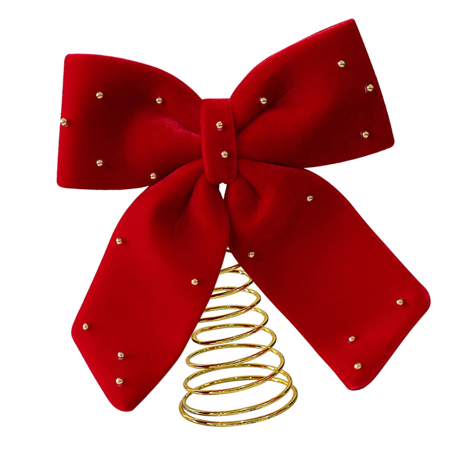 Elegant Red Bowknot Christmas  - مراجعة Home Xmas Decor Ideas وسعره