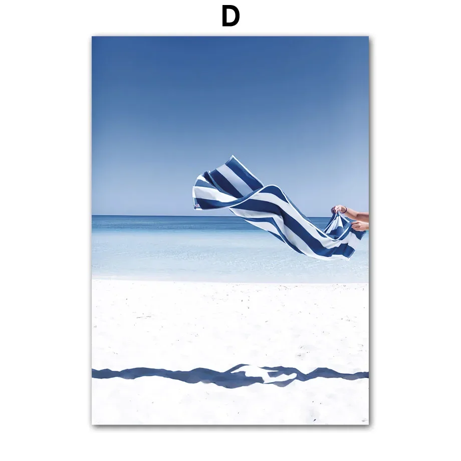 Blue Sea Sunshine Beach White  - مراجعة Home Decor Essentials وسعره