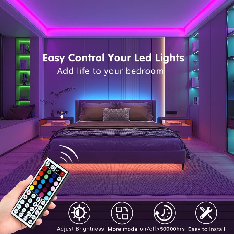 DC 5V USB LED Strip Lights APP - مراجعة Led Strip Lights وسعره