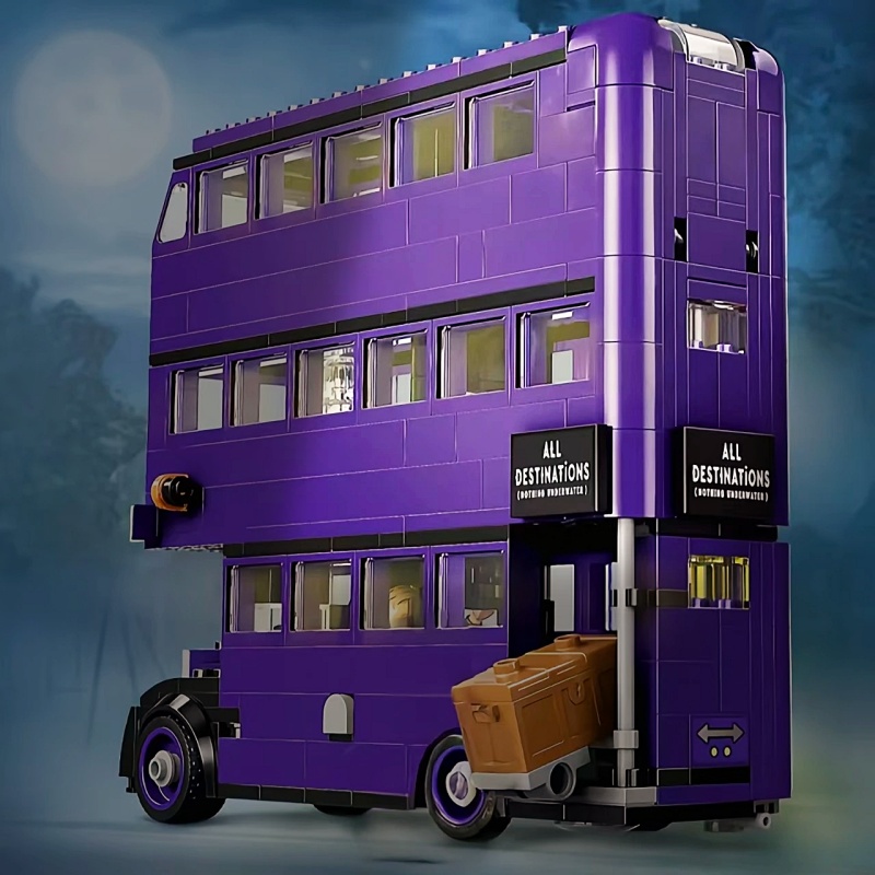 New Arrival 499PCS  Knight Bus - مراجعة Home Decor Mod وسعره