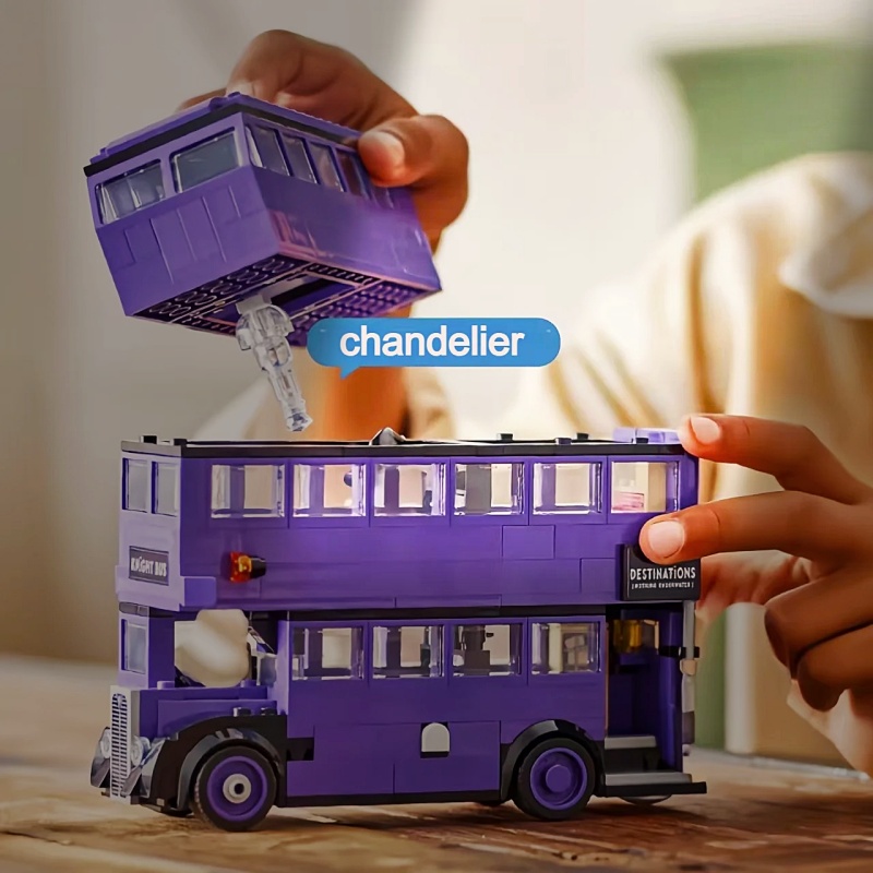 New Arrival 499PCS  Knight Bus - مراجعة Home Decor Mod وسعره