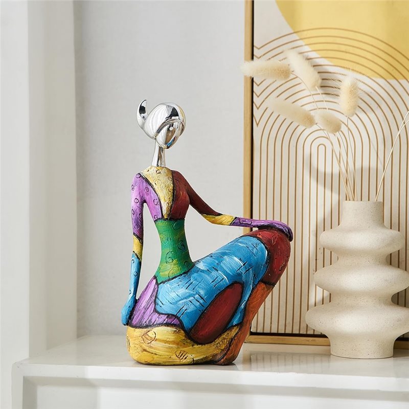 Light Weight Modern Art Figuri - مراجعة Abstract Sculpture Resin وسعره
