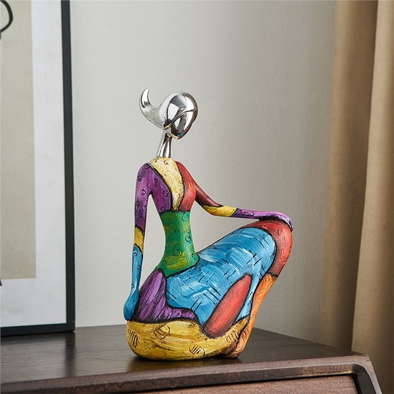 Light Weight Modern Art Figuri - مراجعة Abstract Sculpture Resin وسعره