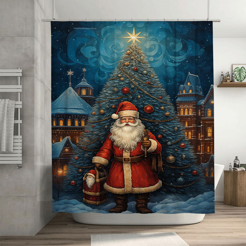 Tuniu Festive Santa Claus Bath - مراجعة Home Xmas Decor Ideas وسعره