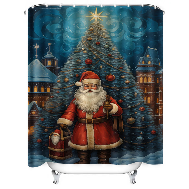 Tuniu Festive Santa Claus Bath - مراجعة Home Xmas Decor Ideas وسعره