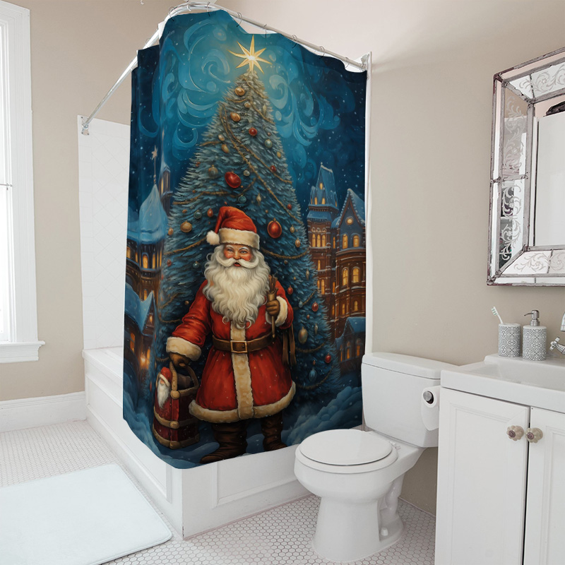 Tuniu Festive Santa Claus Bath - مراجعة Home Xmas Decor Ideas وسعره