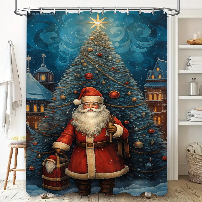 Tuniu Festive Santa Claus Bath - مراجعة Home Xmas Decor Ideas وسعره
