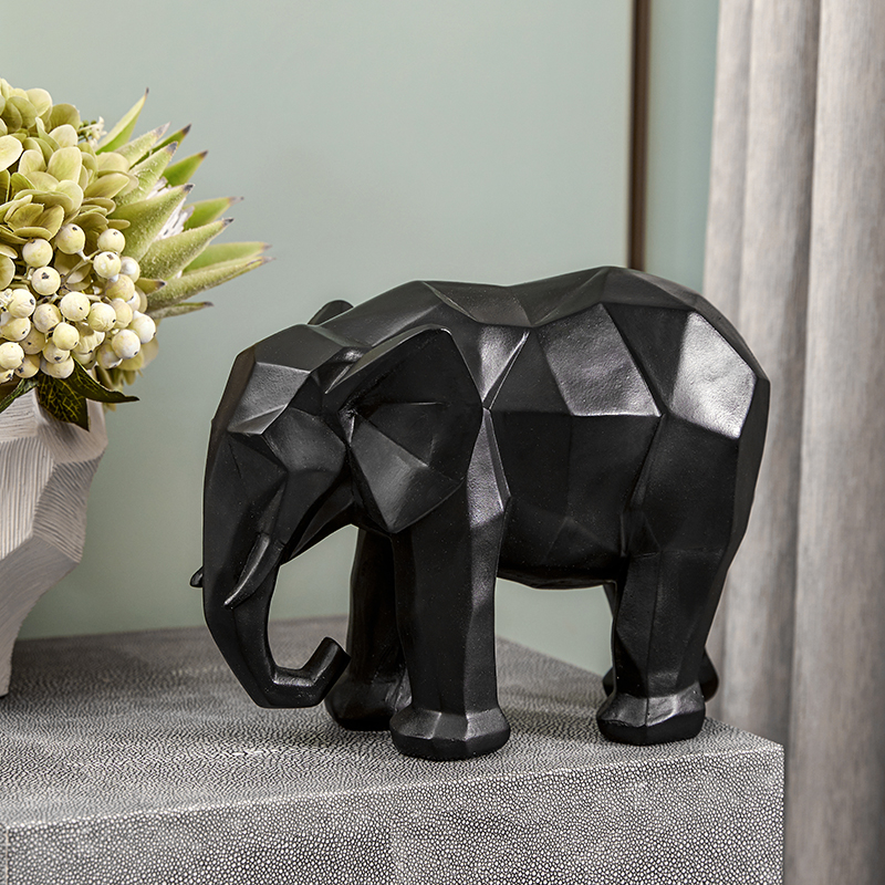 Resin Rhinoceros Elephant Stat - مراجعة Abstract Sculpture Resin وسعره