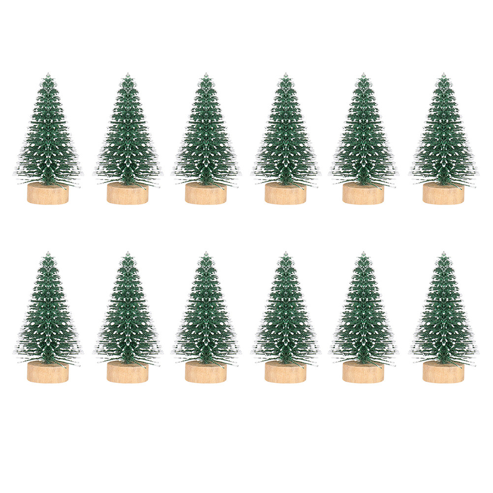 12Pcs Mini Xmas Tree Display F - مراجعة Home Xmas Decor Ideas وسعره