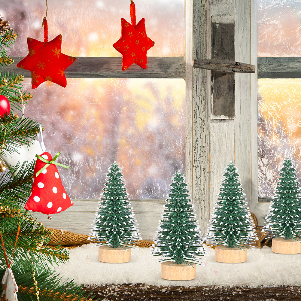 12Pcs Mini Xmas Tree Display F - مراجعة Home Xmas Decor Ideas وسعره