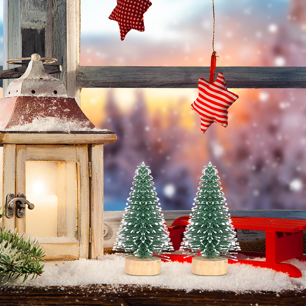 12Pcs Mini Xmas Tree Display F - مراجعة Home Xmas Decor Ideas وسعره