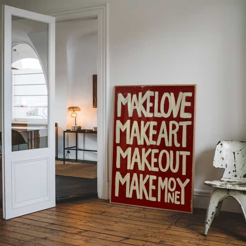 Modern,Retro Self Made Love Ki - مراجعة Home Decor Mod وسعره