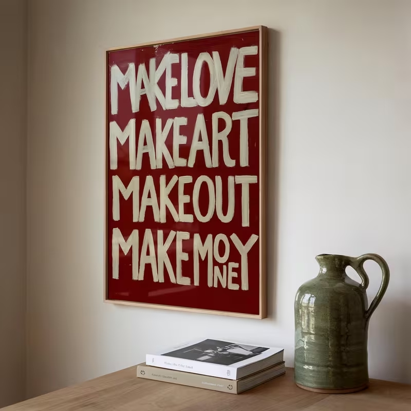 Modern,Retro Self Made Love Ki - مراجعة Home Decor Mod وسعره