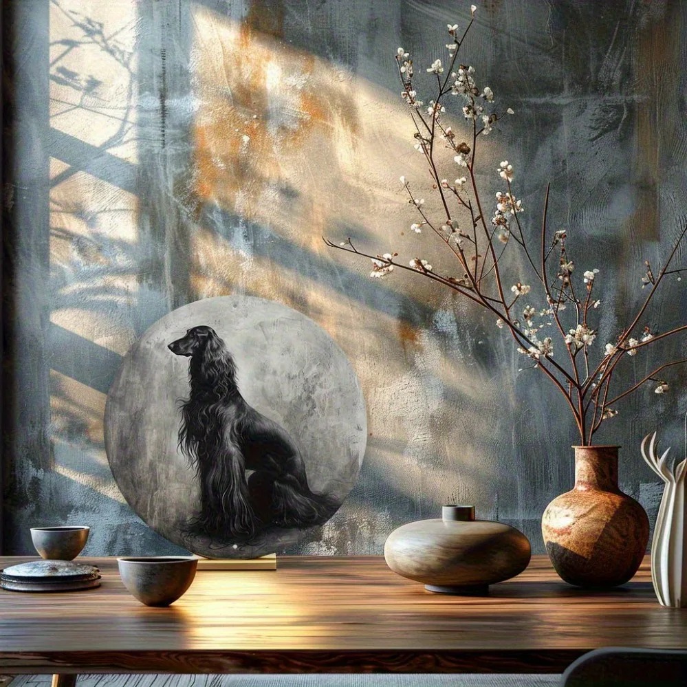 Brand Premium Afghan Hound Por - مراجعة Home Decor Brand وسعره