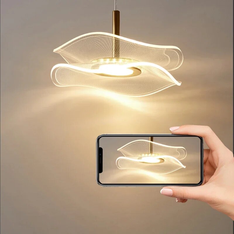 Nordic LED Pendant Lamp Fixtur - مراجعة Hanging Moon Lamp وسعره