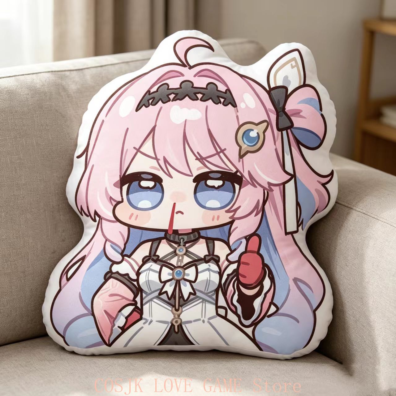 Anime Denia Wuthering Waves Q  - مراجعة Decorative Throw Pillow وسعره