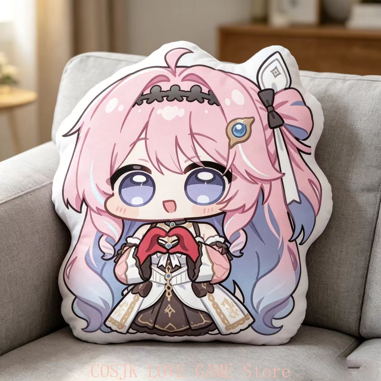Anime Denia Wuthering Waves Q  - مراجعة Decorative Throw Pillow وسعره